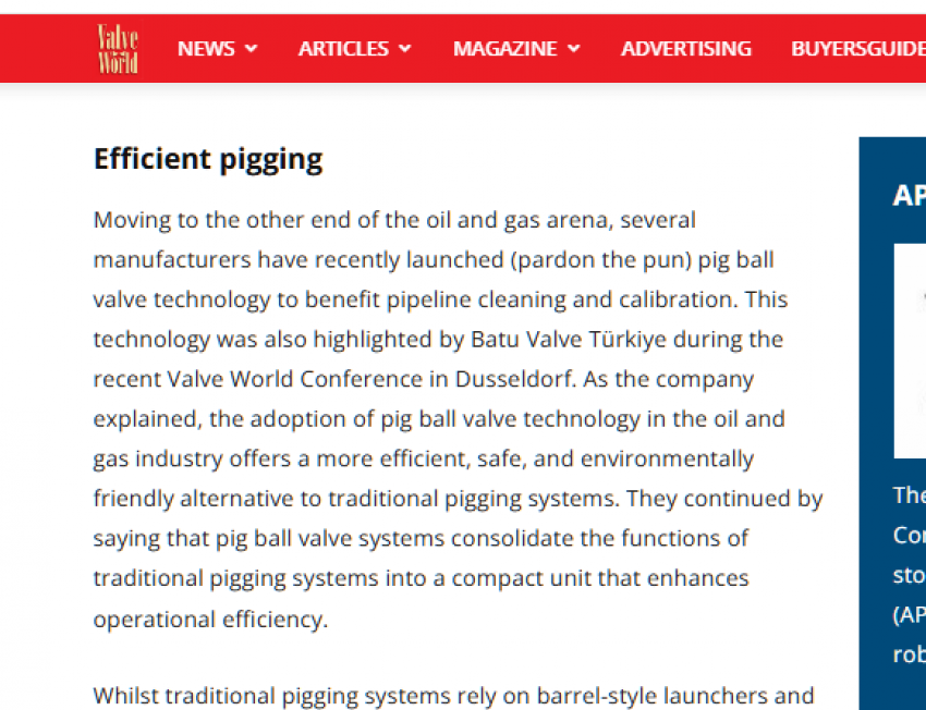 Latest article “enhancing performance in oil and gas: new valve technologies in focus” Latest article “enhancing performance in oil and gas: new valve technologies in focus”