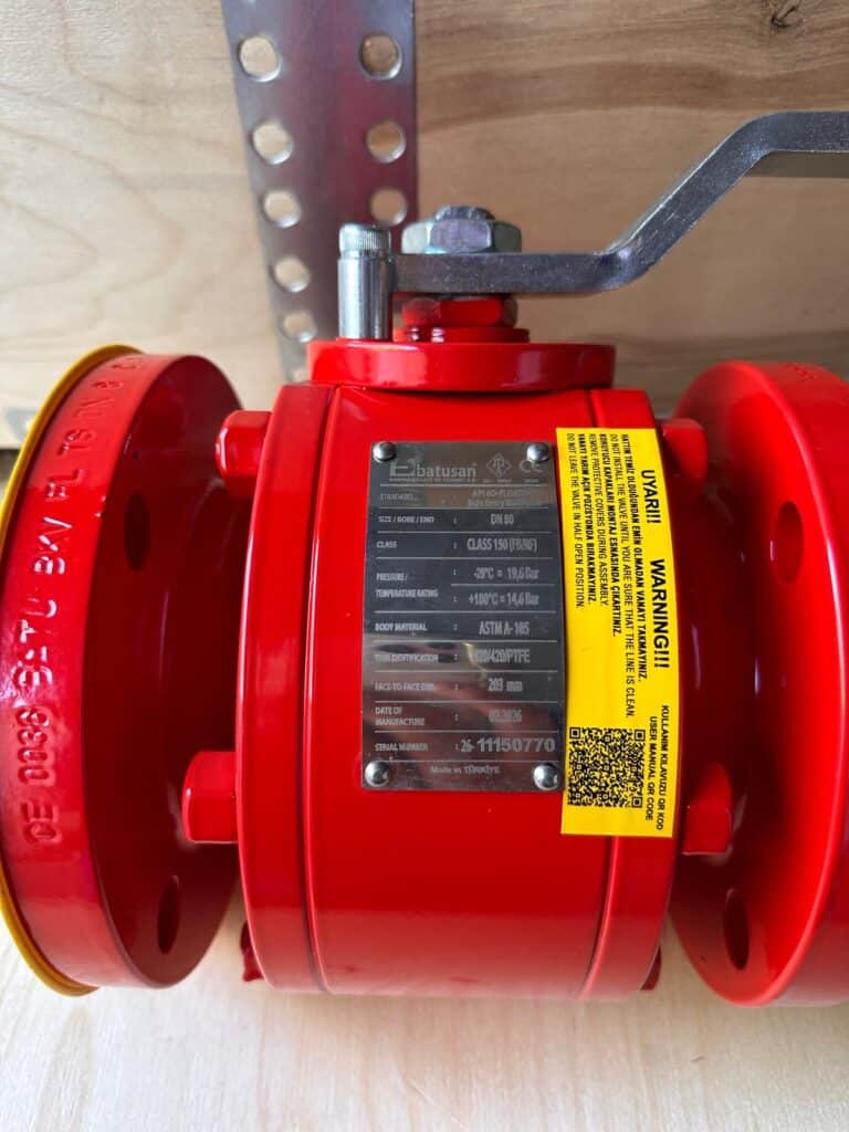 Genuine batu valve api 6d products